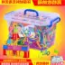 Trò chơi phép thuật đũa phép trẻ em xây dựng khối nhựa lắp ráp để chống lại việc dạy trẻ em 3-6 tuổi xe đồ chơi trẻ con Khối xây dựng