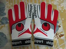 перчатки вратаря 正品uhlsport/尤斯宝 足球守门员手套/门将手套