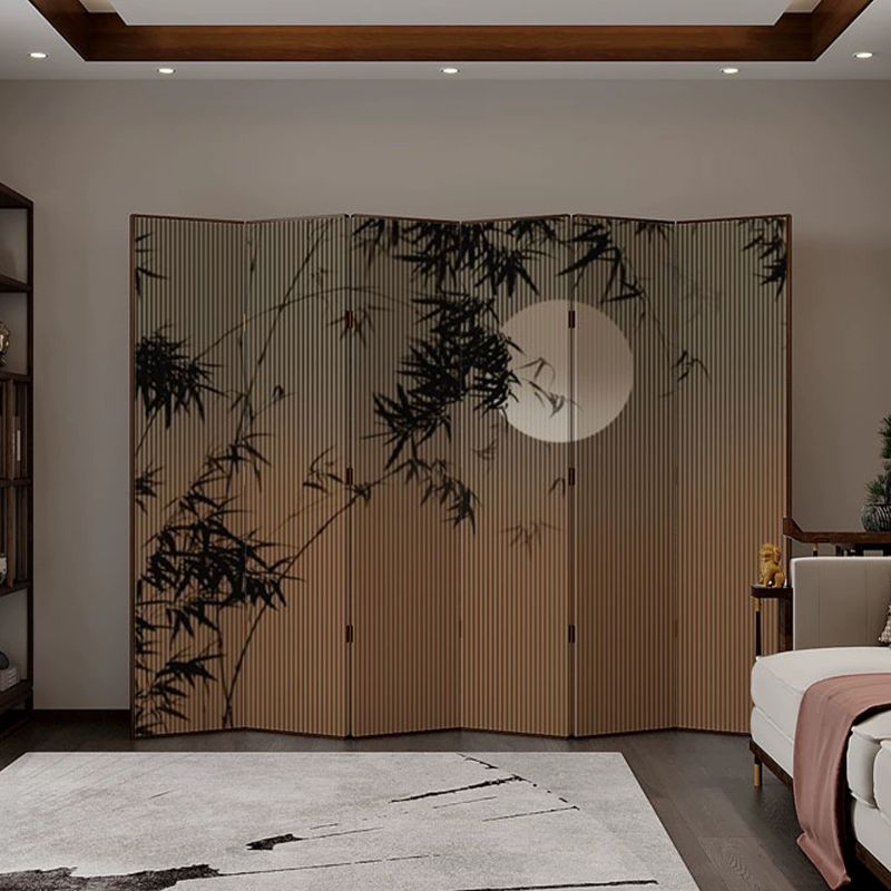 Tùy chỉnh 
            màn hình mới của Trung Quốc phân vùng phòng khách lối vào phòng trà có thể gập lại di động bằng gỗ nguyên khối khách sạn chặn màn hình gấp trang trí vách ngăn phòng thờ bằng nhựa 