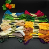 Cross -STITCH 100 - -Color DIY Ручная хлопчатобумажная линия с помощью линии вышивки с линией вышивки обычно используется инструмент для доставки цвета бесплатная доставка