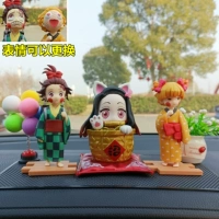 [双表情炭治郎善逸+祢豆垫子套装]