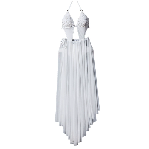 Купальник, пляжный комплект, сексуальный бюстгальтер пуш-ап, изысканный стиль, с открытой спиной