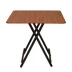 Nhà gấp di động đa chức năng bàn ăn bộ sưu tập bàn gỗ tỉnh không gian bếp tiện lợi thu nhỏ vuông - Bàn Bàn