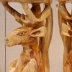 Cây long não gốc hoa đứng sika hươu khắc gốc trang trí gỗ tự nhiên kệ cơ sở cửa hàng - Các món ăn khao khát gốc bàn gỗ gốc cây Các món ăn khao khát gốc
