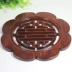 Rosewood đệm mat cách nhiệt pad bảng mat gỗ gụ bát mat món ăn mat nguồn cung cấp bếp rắn gỗ dày nồi pad lớn đồ gia dụng bằng gỗ Tấm