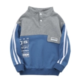 Осенний детский свитшот для мальчиков, коллекция 2021, подходит для подростков, в корейском стиле, детская одежда