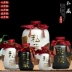 Jingdezhen chai rượu vang gốm 1 kg 2 kg 3 kg 5 kg 10 kg bình được niêm phong lọ lưu trữ chai rỗng chai rượu - Rượu vang Rượu vang