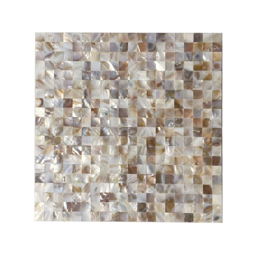 Европейская стиль самоадгезивная натуральная жемчужина белая раковина мозаика мозаика борьба с ванной комнатой