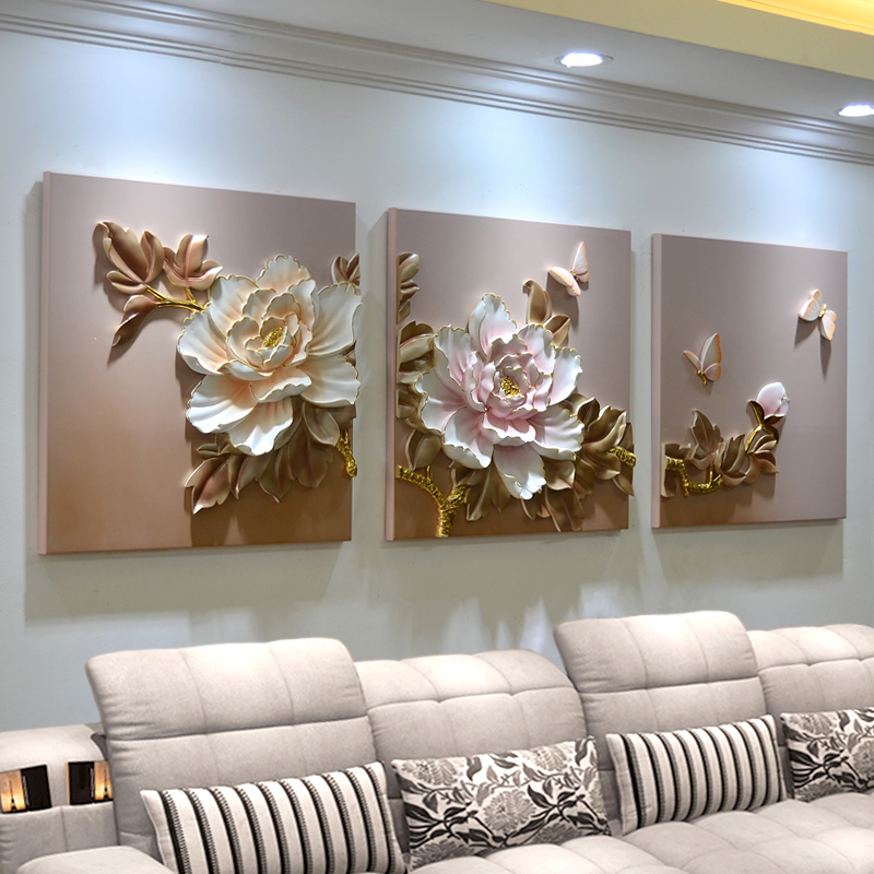 93 85 Sofa Background Wall Decorative Painting Living Room