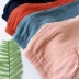 Quần gạc ren nhà màu rắn mùa hè cắt quần cotton phần mỏng đồ ngủ trên đầu gối giữa chiều dài đầu gối miếng điều hòa phòng - Quần tây
