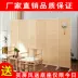 vách kính phòng khách Phong cách Trung Quốc mới màn tre phòng khách vách ngăn phòng ngủ màn gấp di động đơn giản hiện đại vách ngăn gấp để chặn nhà vách gỗ cnc 