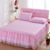 Giường bao gồm giường váy full bed bìa giường váy mảnh duy nhất công chúa váy ren loại non-slip ruffle 1.8x2.0 m giường Váy Petti