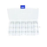 Прямоугольная пластиковая коробка для хранения 10-24 Композитные цветовые аксессуары детали детали маленькая сетка.