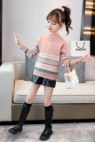 Осенний свитер, флисовый трикотажный шарф, коллекция 2021, увеличенная толщина, подходит для подростков