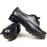 Подлинный 02 кожаная обувь инвентарь старые товары четырехносийные кожа