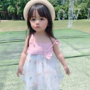 Net Sling Princess 2019 Váy gạc mới Thêu mùa hè Trẻ em Mặc N327 Váy bé gái - Khác