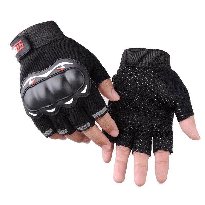 Half Finger Blackclimb glove non-slip menforgymglovestrainingwristwrapworkout