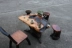 Huali cây rễ trà bàn gỗ gốc khắc bàn cà phê gỗ ban công phòng khách giải trí trà biển câu lạc bộ văn phòng chạm khắc bàn trà - Các món ăn khao khát gốc
