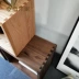 Rắn gỗ tủ sách phòng khách nhỏ tủ miễn phí kết hợp kẻ sọc óc chó đen tủ tùy chỉnh tủ khóa duy nhất đơn giản - Buồng