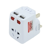 Двойной USB (белый)