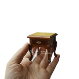 Маленький деревянный кукольный домик, игра с едой, маленькая мебель, масштаб 1:12