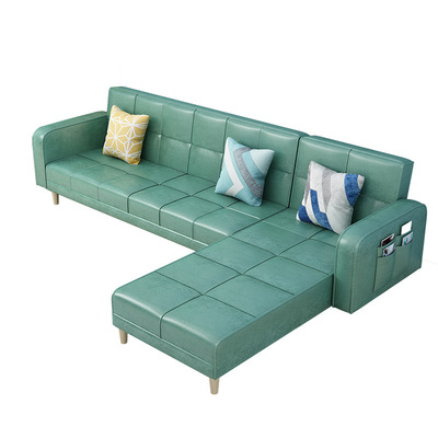 北欧科技布沙发床两用可折叠免洗现代简约小户型客厅懒人床网红款