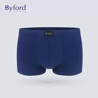 BYFORD / Bai Fu Pima cotton siêu mịn modal solid color boxer quần lót truy cập cùng một sản phẩm mới MW38042 quần lót gợi cảm