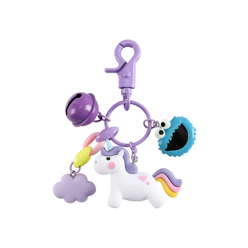 Брендовый милый брелок, креативный аксессуар на рюкзак, фигурка, ключи от машины с застежкой, единорог, «сделай сам»
