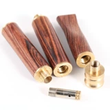 Мундштук, металлический длинный деревянный чемодан