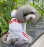 Pet New Dog Clothing Teddy Bargain Puppy осень и зимняя четырехлетняя спортивная одежда для спортивной одежды с четырьмя грудными хлопковыми свитерами.