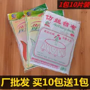 Nhà máy hàng loạt khăn trải bàn dùng một lần trong suốt dày hình chữ nhật dùng một lần khăn trải bàn bằng nhựa trong suốt - Các món ăn dùng một lần