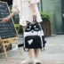 Hai nhân dân tệ anime xung quanh Nhật Bản phim hoạt hình huskies vai túi vải túi sinh viên túi cá tính hai ha ba lô hình dán Carton / Hoạt hình liên quan