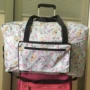 Phim hoạt hình dễ thương gấp di động dung lượng lớn túi lưu trữ túi lưu trữ túi hành lý xách tay có thể được đưa vào trường hợp xe đẩy - Vali du lịch vali xách tay máy bay