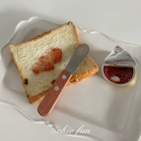 Chicfun деревянная ручка варенья, соус из запеченного масла в ретро, ​​соус, соус, сыр нож навязый.
