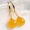 Yellow Agate Gold 925 Silver