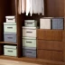 Quần áo hộp lưu trữ hộp lưu trữ vải gấp nghệ thuật thêm lớn ngăn kéo nhiều lớp vật liệu hộp có thể được - Cái hộp hộp đựng đồ trang điểm bằng gỗ Cái hộp
