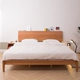 Ba loại gỗ thô, giường đôi khuếch tán, giường gỗ nguyên chất nguyên chất Bắc Âu, gỗ sồi trắng, gỗ anh đào, Nhật Bản tối giản hiện đại - Giường mau giuong dep Giường
