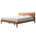 Ba loại gỗ thô, giường đôi khuếch tán, giường gỗ nguyên chất nguyên chất Bắc Âu, gỗ sồi trắng, gỗ anh đào, Nhật Bản tối giản hiện đại - Giường mau giuong dep Giường