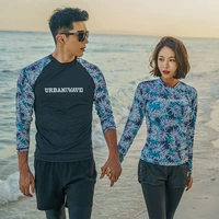 Quần dài Hàn Quốc quần dài tay chia đôi kem chống nắng cặp đôi lặn quần lặn quần bơi đồ bơi - Vài đồ bơi đồ đi biển cho cặp đôi