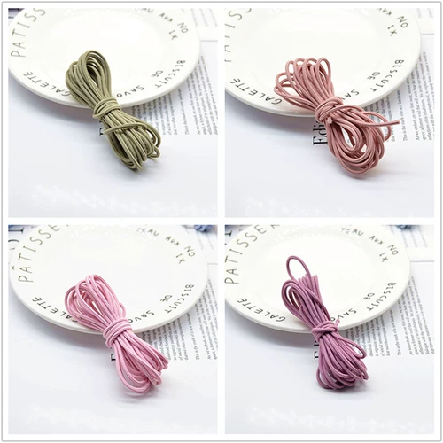 Шестиугольная японская свежая резинка для волос, аксессуар для волос, широкая цветовая палитра, DIY