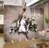 Ngôi sao bóng rổ NBA sáng tạo graffiti tường gạch tường Thể thao nền tường có thể gập màn hình phân vùng thời trang phòng khách hiên - Màn hình / Cửa sổ Màn hình / Cửa sổ