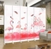 Đơn giản 3d Flamingo Nền tươi Tường gấp màn hình Phân vùng Thời trang Phòng khách Lối vào Beauty Office Hotel - Màn hình / Cửa sổ vách bình phong gỗ Màn hình / Cửa sổ