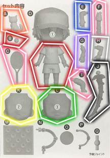 GSC clay 641 or new tennis prince Yueyue Ryoma accessories divide the corpse