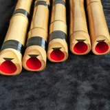 Японский стиль пять -отверстие для правил -инструмента старт -up shakuhachi седьмой -лун -правитель Baigui Bamboo Inlaid Horn Lutorial