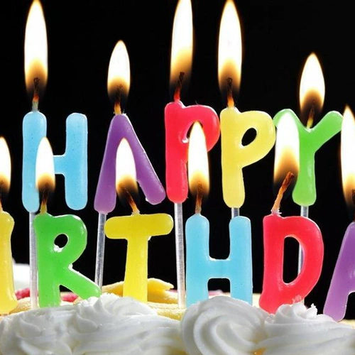 Нить день рождения номер свеча письмо творческое детское торт ко дню рождения