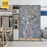 Арт -роспись мраморная мозаика режущая каменная мозаичная головоломка Новая китайская фоновая стена крыльца