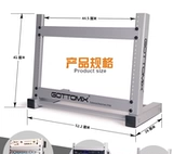 Gottomix TR-8U Звонка Studio Studio 19-дюймовый шкаф для устройства настольный кадр 1U 1U Слепой лоток доски