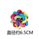 Разноцветная игрушка, плетеный колокольчик, издает звуки