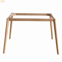 Bàn ghế gỗ tùy chỉnh bàn học máy tính bàn chân gỗ rắn chân gỗ với khung kích thước lớn phụ kiện bàn chân bạch đàn - FnB Furniture bàn chữ z