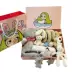 Bộ đồ chơi trẻ sơ sinh Qing Qing Bộ đồ chơi trẻ em âm thanh Bộ đồ chơi nam và nữ - Bộ quà tặng em bé